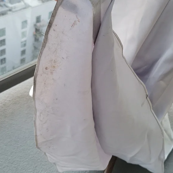 David's Bridal Bridesmaid Charmeuse Draped Strapless Dress - Size 4 Check Photos - Picture 14 of 15